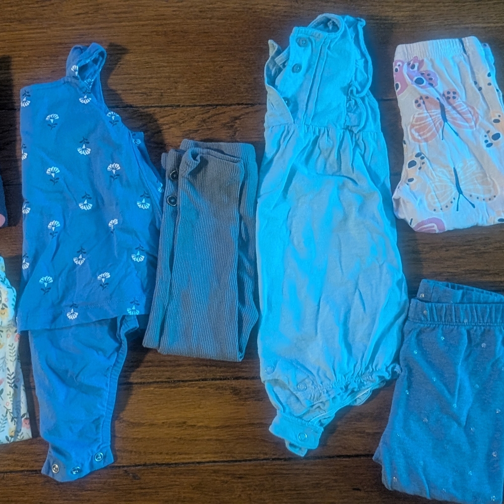 Carter's Bright Blue Baby Onesie